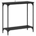 Masă de consolă Stejar negru 75 x 30.5 x 75 cm Lemn compozit - WALTI WALTI