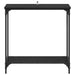 Masă de consolă Stejar negru 75 x 30.5 x 75 cm Lemn compozit - WALTI WALTI