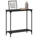 Masă de consolă Stejar negru 75 x 30.5 x 75 cm Lemn compozit - WALTI WALTI