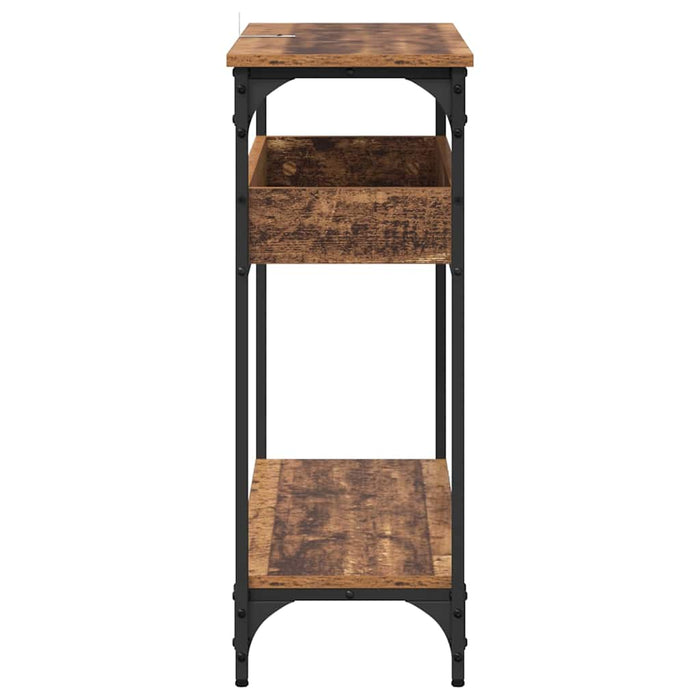 Masă de consolă Lemn vechi 100 x 29 x 75 cm Lemn compozit - WALTI WALTI