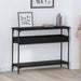 Masă de consolă Stejar negru 100 x 29 x 75 cm Lemn compozit - WALTI WALTI