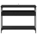 Masă de consolă Stejar negru 100 x 29 x 75 cm Lemn compozit - WALTI WALTI