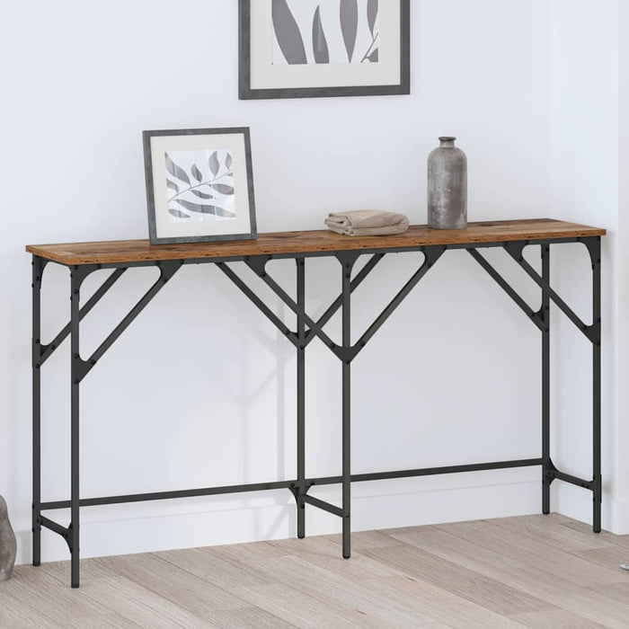 Masă de consolă Lemn Vechi 140 x 29 x 75 cm Lemn prelucrat WALTI