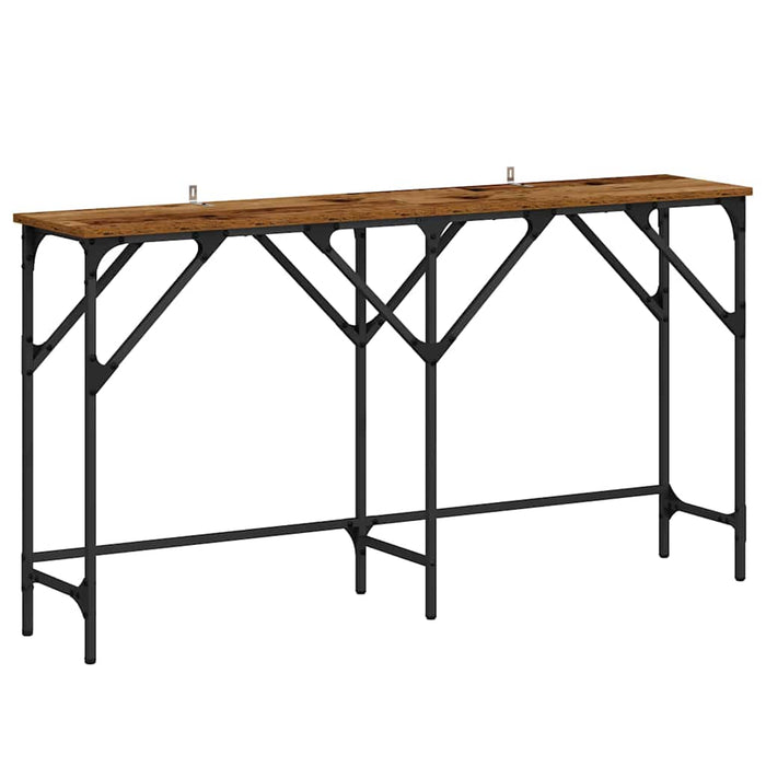 Masă de consolă Lemn Vechi 140 x 29 x 75 cm Lemn prelucrat WALTI