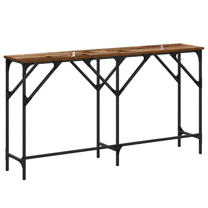 Masă de consolă Lemn Vechi 140 x 29 x 75 cm Lemn prelucrat WALTI