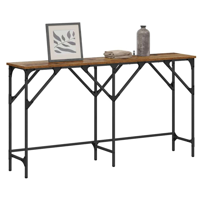 Masă de consolă Lemn Vechi 140 x 29 x 75 cm Lemn prelucrat WALTI