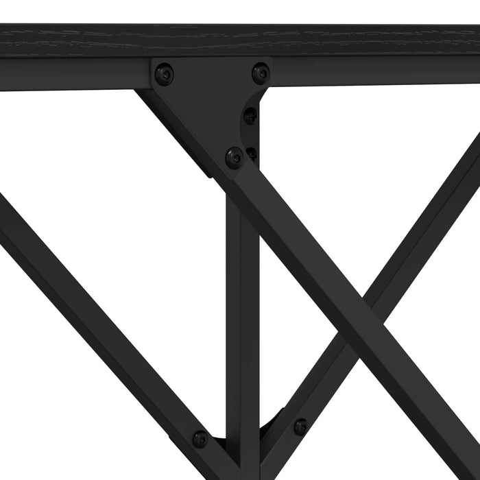 Masă de consolă Stejar Negru 140 x 29 x 75 cm Lemn compozit - WALTI WALTI