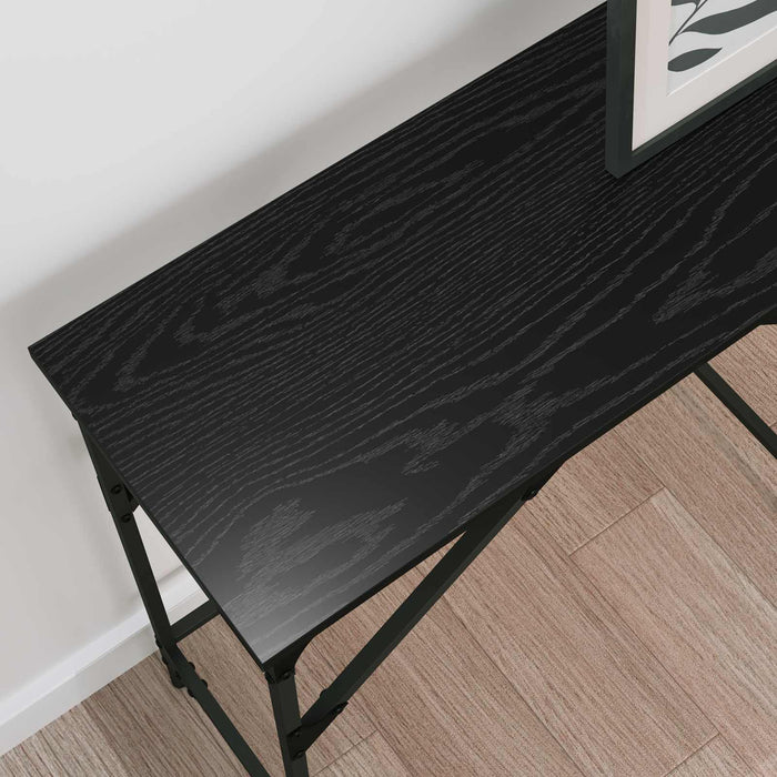 Masă de consolă Stejar Negru 140 x 29 x 75 cm Lemn compozit - WALTI WALTI