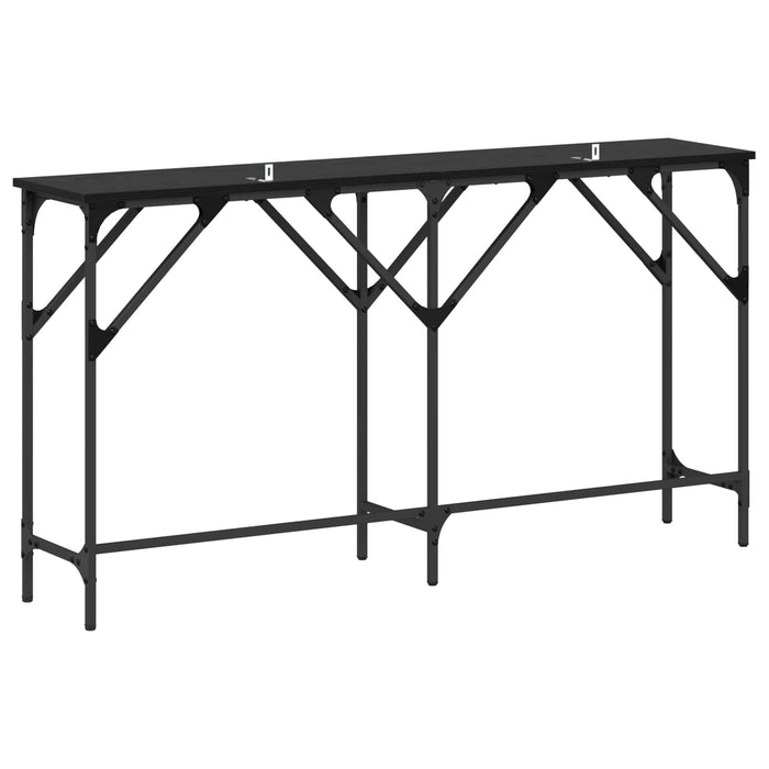 Masă de consolă Stejar Negru 140 x 29 x 75 cm Lemn compozit - WALTI WALTI