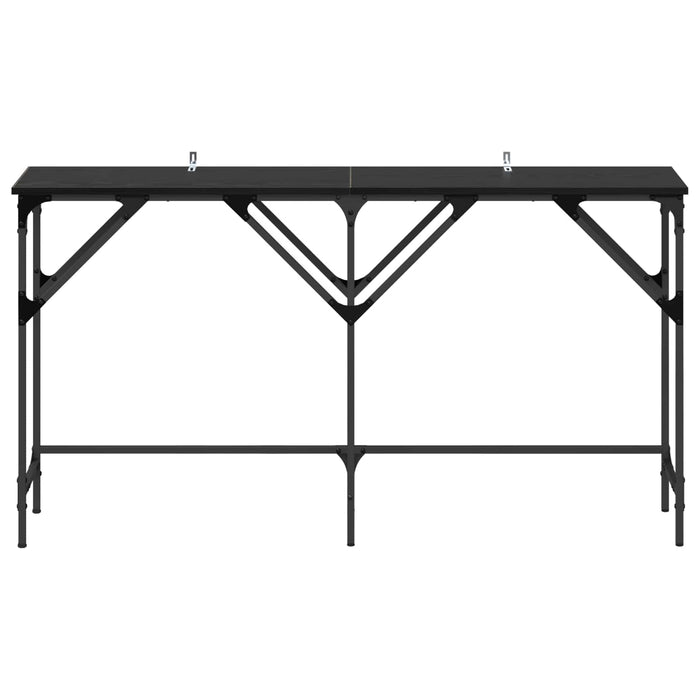 Masă de consolă Stejar Negru 140 x 29 x 75 cm Lemn compozit - WALTI WALTI