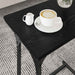 Masă de Cafea cu Tăvi Lăsate 3 pcs Stejar negru - WALTI WALTI