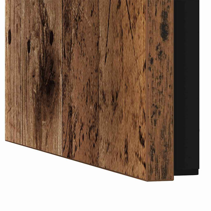 Masă de Cafea cu Tăvi Lăsate 3 pcs Lemn vechi 60 x 35 x 56 cm - WALTI WALTI