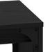 Masă de Cafea cu Tăvi Lăsate 3 pcs Stejar negru 60 x 35 x 56 cm - WALTI WALTI