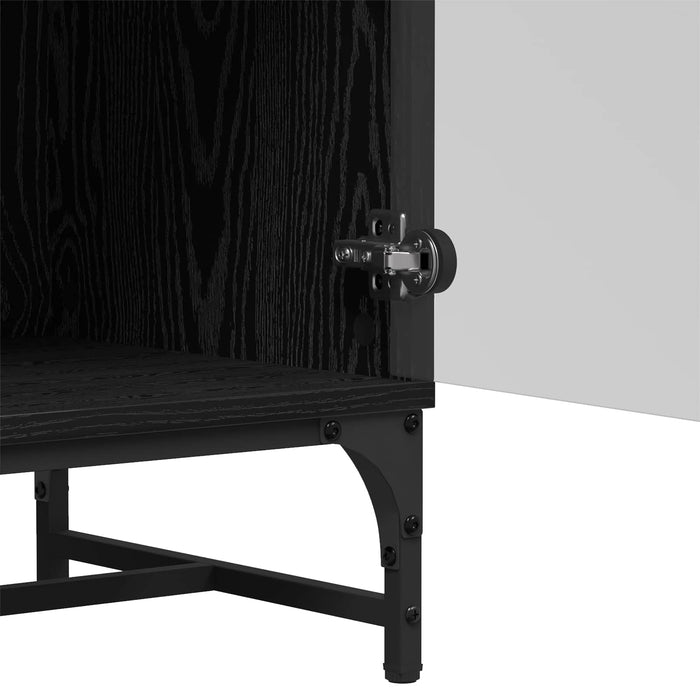 Bufet Stejar Negru 35 x 37 x 117 cm - WALTI WALTI