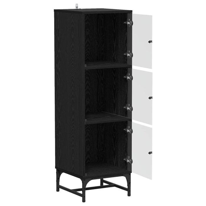 Bufet Stejar Negru 35 x 37 x 117 cm - WALTI WALTI