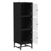 Bufet Stejar Negru 35 x 37 x 117 cm - WALTI WALTI