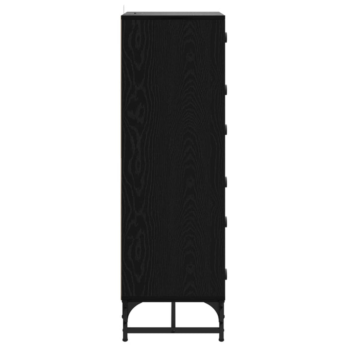 Bufet Stejar Negru 35 x 37 x 117 cm - WALTI WALTI
