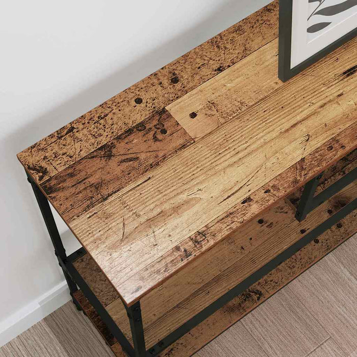 Masă de consolă Lemn vechi 100 x 30 x 75 cm Lemn compozit - WALTI WALTI
