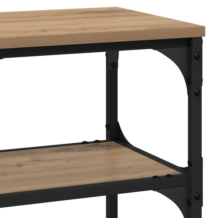 Masă de consolă Stejar Artizanal 100 x 30 x 75 cm Lemn compozit - WALTI WALTI