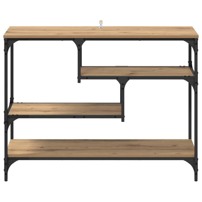 Masă de consolă Stejar Artizanal 100 x 30 x 75 cm Lemn compozit - WALTI WALTI