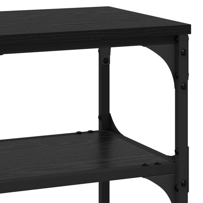 Masă de consolă Stejar Negru 100 x 30 x 75 cm Lemn compozit - WALTI WALTI