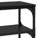 Masă de consolă Stejar Negru 100 x 30 x 75 cm Lemn compozit - WALTI WALTI
