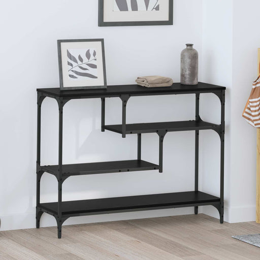 Masă de consolă Stejar Negru 100 x 30 x 75 cm Lemn compozit - WALTI WALTI