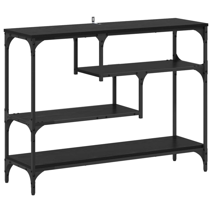 Masă de consolă Stejar Negru 100 x 30 x 75 cm Lemn compozit - WALTI WALTI