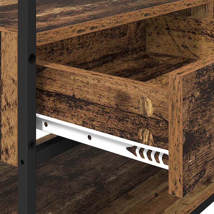 Dulap cu sertar Lemn vechi 89 x 39 x 184.5 cm Lemn compozit - WALTI WALTI