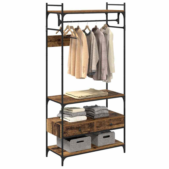 Dulap cu sertar Lemn vechi 89 x 39 x 184.5 cm Lemn compozit - WALTI WALTI