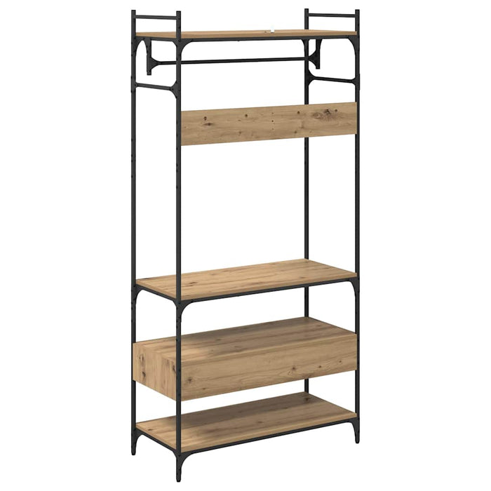 Dulap cu raft stejar artizanal 89 x 39 x 184.5 cm Lemn compozit - WALTI WALTI