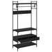 Dulap cu sertar Stejar negru 89 x 39 x 184.5 cm Lemn compozit - WALTI WALTI