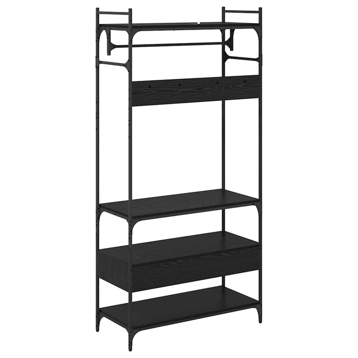 Dulap cu sertar Stejar negru 89 x 39 x 184.5 cm Lemn compozit - WALTI WALTI