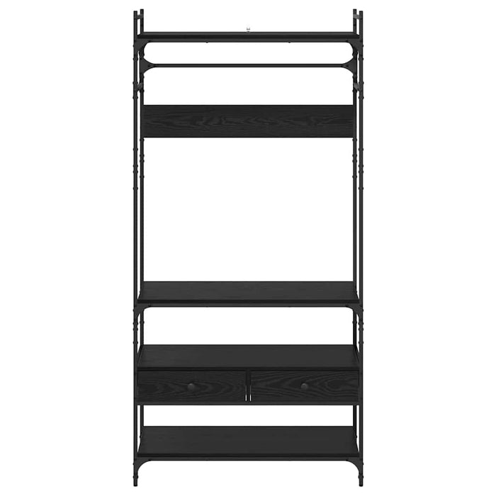 Dulap cu sertar Stejar negru 89 x 39 x 184.5 cm Lemn compozit - WALTI WALTI
