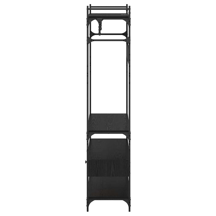 Dulap cu sertar Stejar negru 89 x 39 x 184.5 cm Lemn compozit - WALTI WALTI