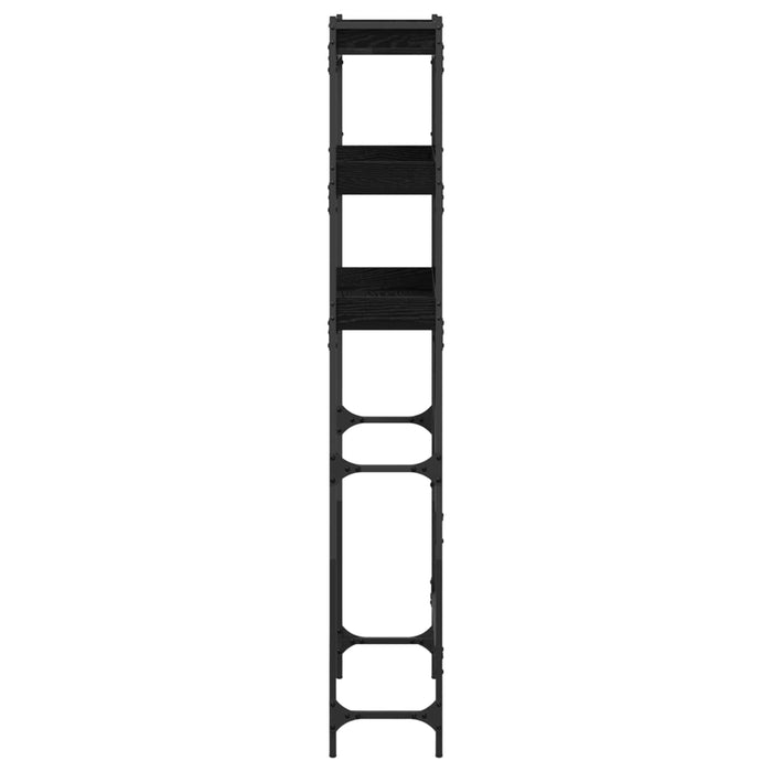 Raft pentru mașină de spălat cu raft Negru 0ak 67 x 25 x 163 cm WALTI