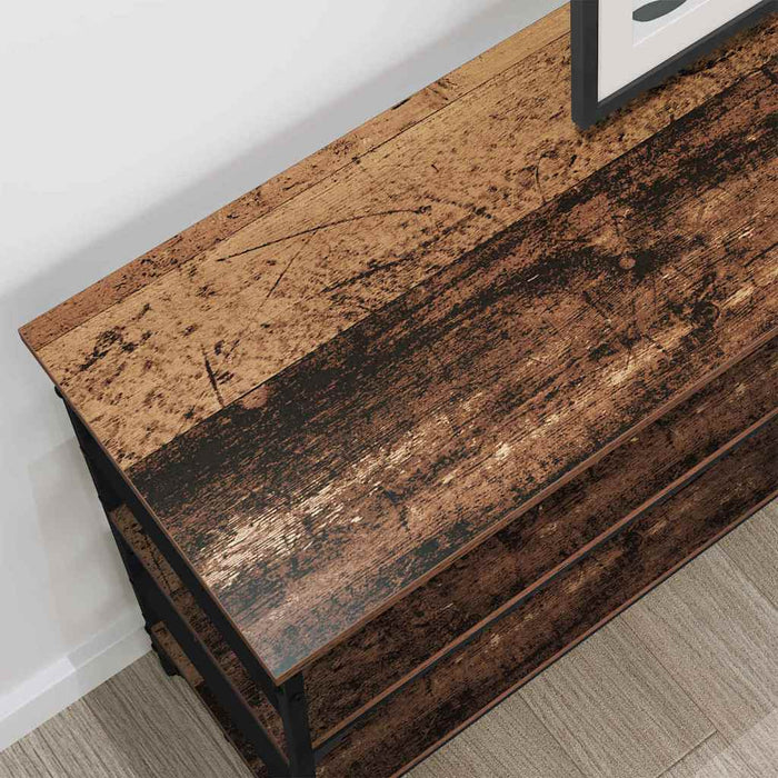 Masă de consolă Lemn vechi 100 x 32 x 75 cm Lemn compozit WALTI