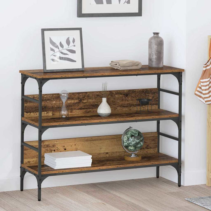 Masă de consolă Lemn vechi 100 x 32 x 75 cm Lemn compozit WALTI