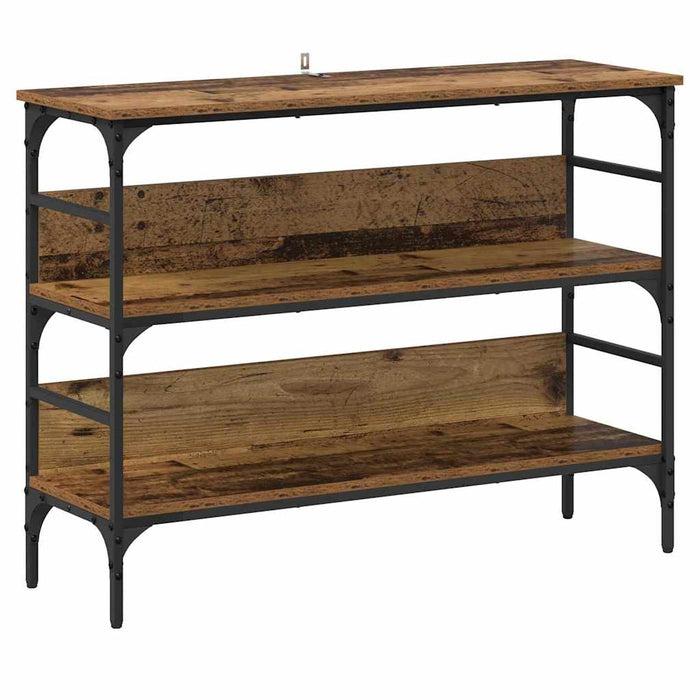 Masă de consolă Lemn vechi 100 x 32 x 75 cm Lemn compozit WALTI