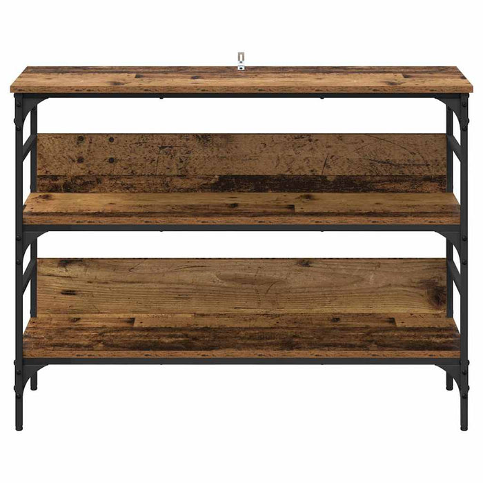 Masă de consolă Lemn vechi 100 x 32 x 75 cm Lemn compozit WALTI