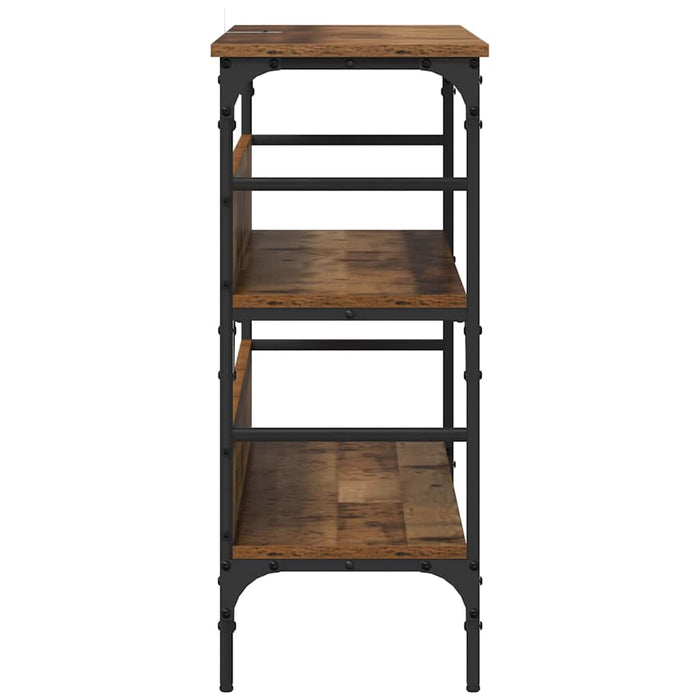 Masă de consolă Lemn vechi 100 x 32 x 75 cm Lemn compozit WALTI