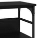 Masă de consolă Stejar negru 100 x 32 x 75 cm Lemn compozit - WALTI WALTI