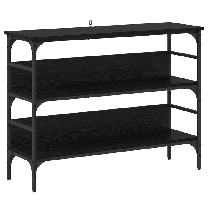 Masă de consolă Stejar negru 100 x 32 x 75 cm Lemn compozit - WALTI WALTI