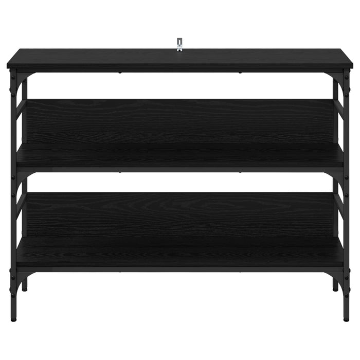 Masă de consolă Stejar negru 100 x 32 x 75 cm Lemn compozit - WALTI WALTI
