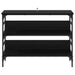 Masă de consolă Stejar negru 100 x 32 x 75 cm Lemn compozit - WALTI WALTI