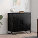 Bufet Negru 78 x 35.5 x 74.5 cm Lemn compozit - WALTI WALTI
