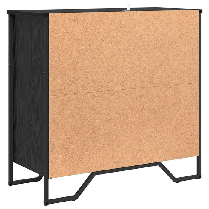 Bufet Negru 78 x 35.5 x 74.5 cm Lemn compozit - WALTI WALTI