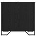 Bufet Negru 78 x 35.5 x 74.5 cm Lemn compozit - WALTI WALTI