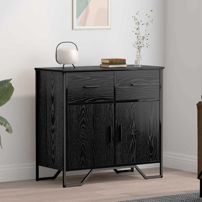 Bufet Stejar negru 79.5 x 35.5 x 74.5 cm Lemn compozit - WALTI WALTI