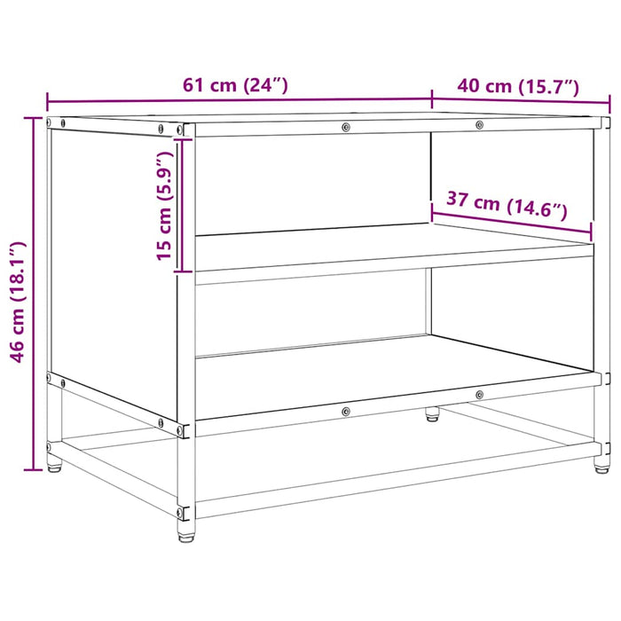 Unități TV Lemn Vechi 61 x 40 x 46 cm Lemn compozit - WALTI WALTI
